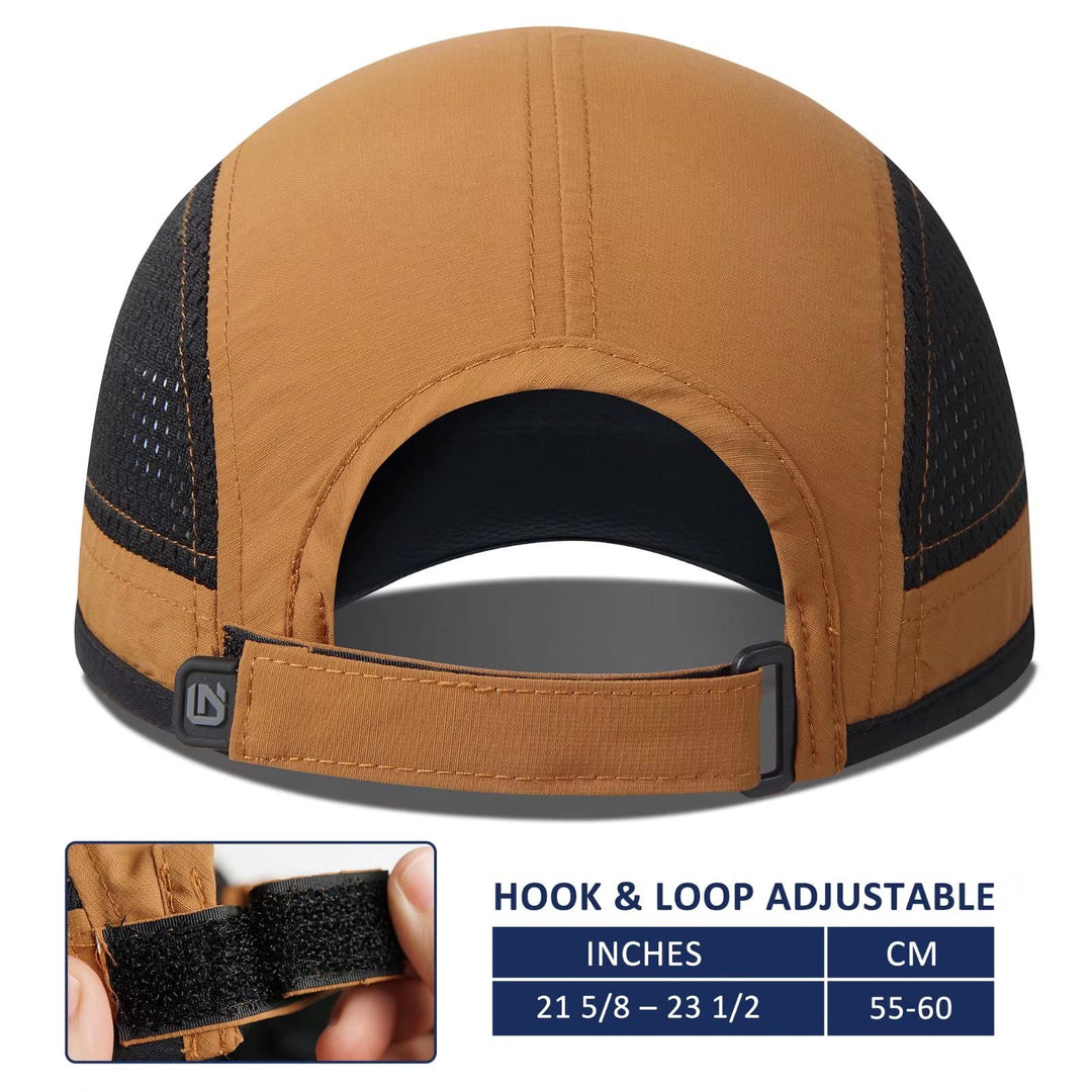 GADIEMKENSD Men Outdoor Hat Reflective Folding Running 