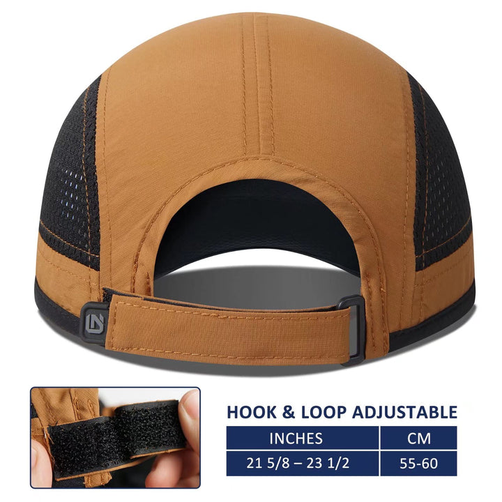 GADIEMKENSD Men Outdoor Hat Reflective Folding Running 