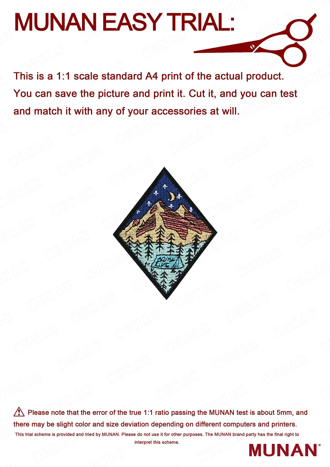 Outdoor Outdoor Hiking Mountain Camping Backpack Patch Embroidered Applique Badge Iron On Sew On Emblem