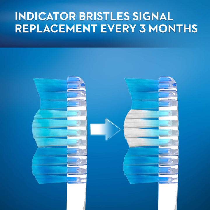 Oral-b Indicator Contour Clean Toothbrushes, Extra Valu