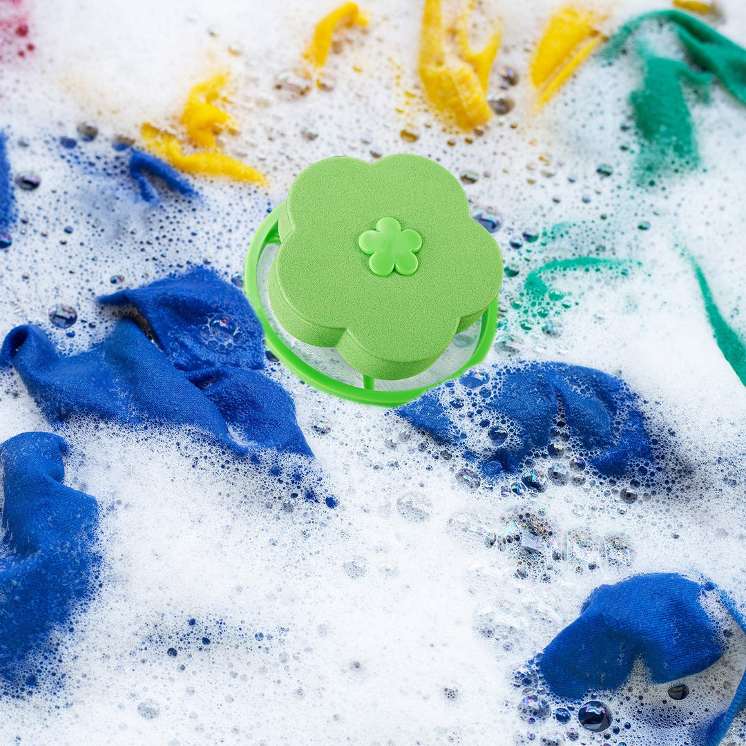 4 Pieces Reusable Washing Machine Lint Catcher Househol