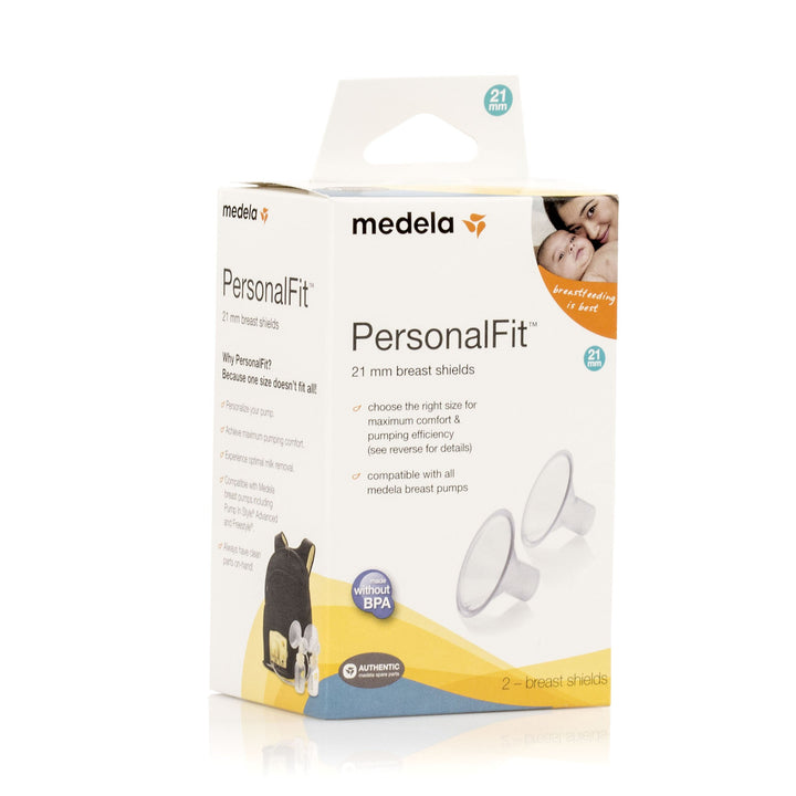 Medela Personal Fit Breastshield Connectors with Person
