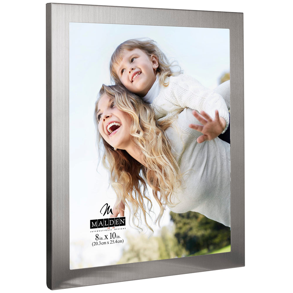 Matte Silver Essential Fashion Metal Frame, 8 by 10-Inch