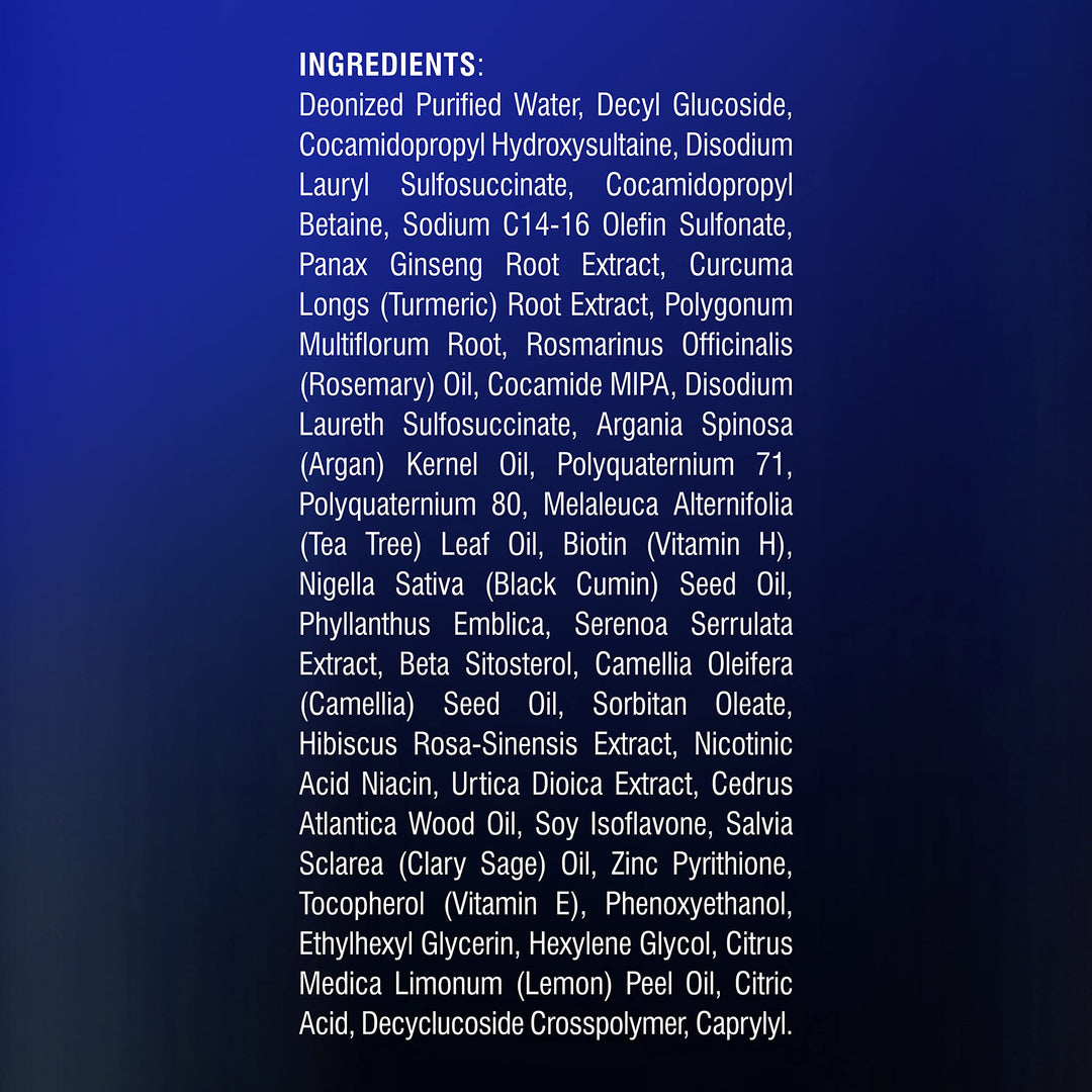 Rosemary Oil Shampoo for Hair Growth - Volumizing &amp; Nourishing Shampoo - with Vitamin E &amp; Argan Oil - Sulfate Free, for Men &amp; Women - 16 fl oz