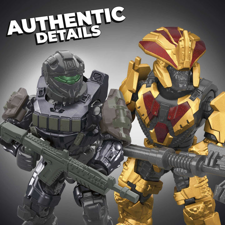 Halo Infinite Toy Building Sets, Banished Garrison Pack with 6 Micro Action Figures, Accessories and Buildable Rocket Launcher