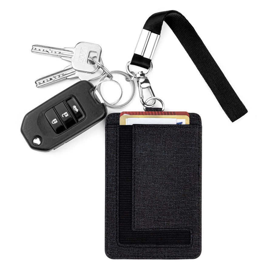 Suweibuke Women Small Wristlet Keychain Wallet Slim Min