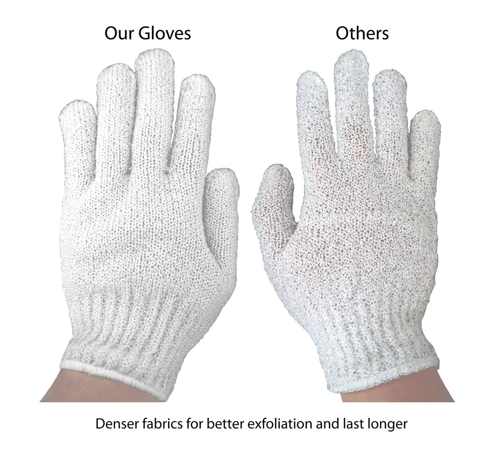 Exfoliating Bath Gloves (4 pairs)