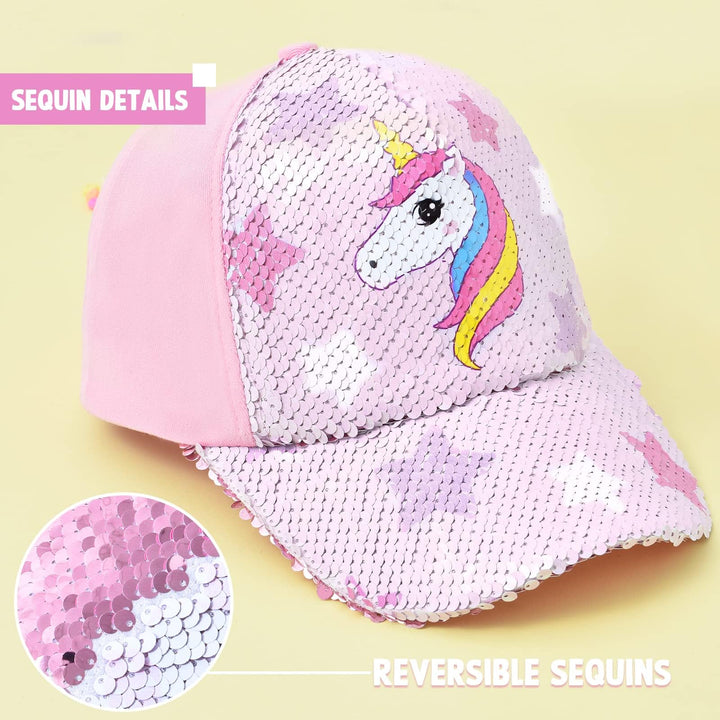 WAWSAM Kids Baseball Hat Unicorn Baseball Cap for Toddl