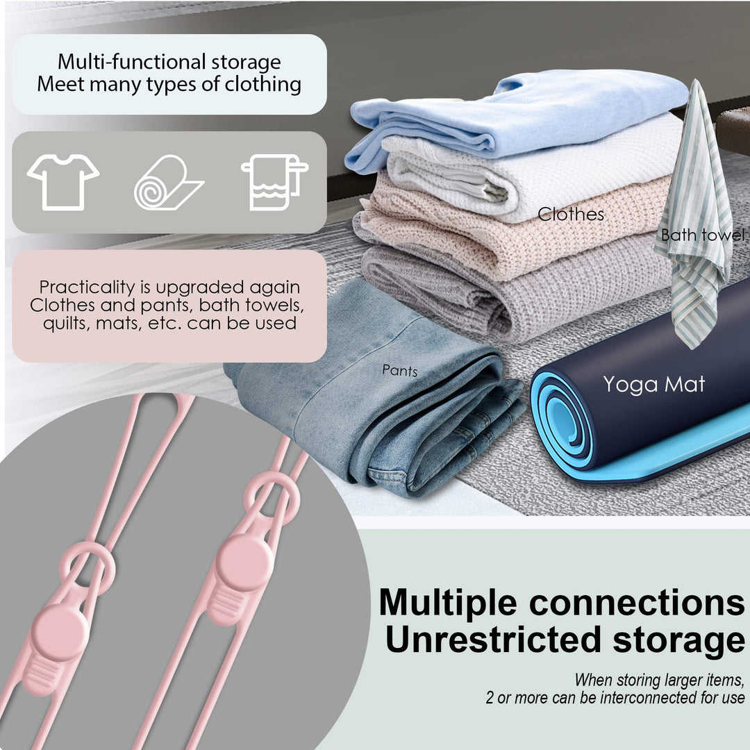 16Pcs Silicone Cable Straps Wire Organizer for Bundling Earphone, Phone Charger, Computer Cords, Reusable Cable Ties Cord Organizer in Home,Office,Kitchen,School(Pink)