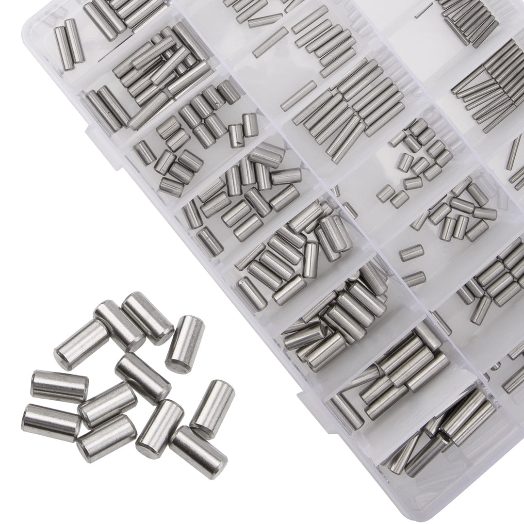 Rrina 360Pcs 304 Stainless Steel Dowel Pin Shelf Suppor
