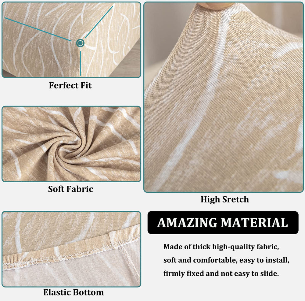 Wing Chair Slipcovers 2 Pieces Stretch Spandex Wingback