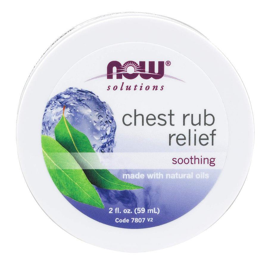 NOW Solutions, Chest Rub Relief, Soothing and Warming, 