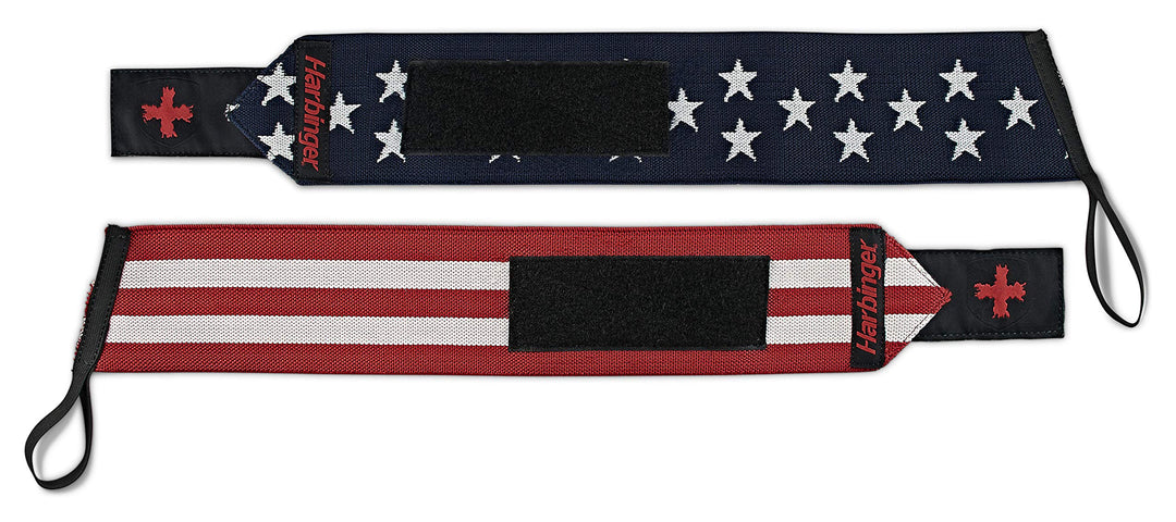 Red Line 18-Inch Weightlifting Wrist Wraps for Men and Women (Pair)