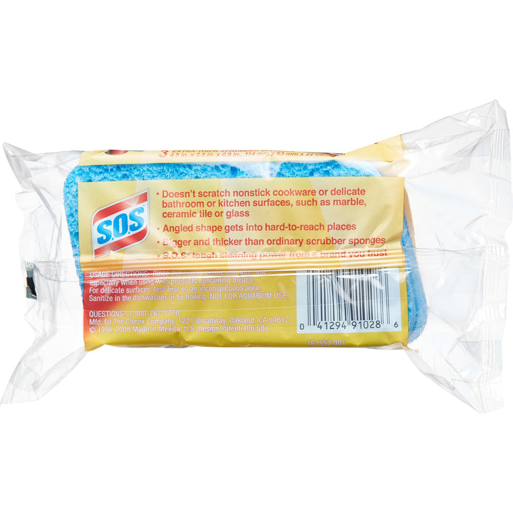 S.O.S. All Surface Sponge, Pack of 3
