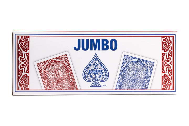 Maverick Jumbo 12 Pack Playing Cards , Blue