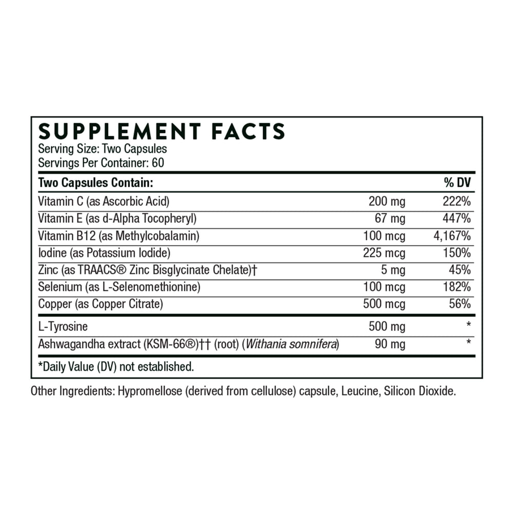 Thyrocsin - Thyroid Cofactors for Thyroid Function Support* - 120 Capsules