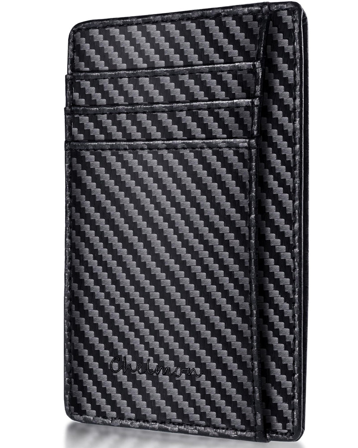 Slim Wallet for Men, Minimalist Front Pocket RFID Blocking Credit Card Holder
