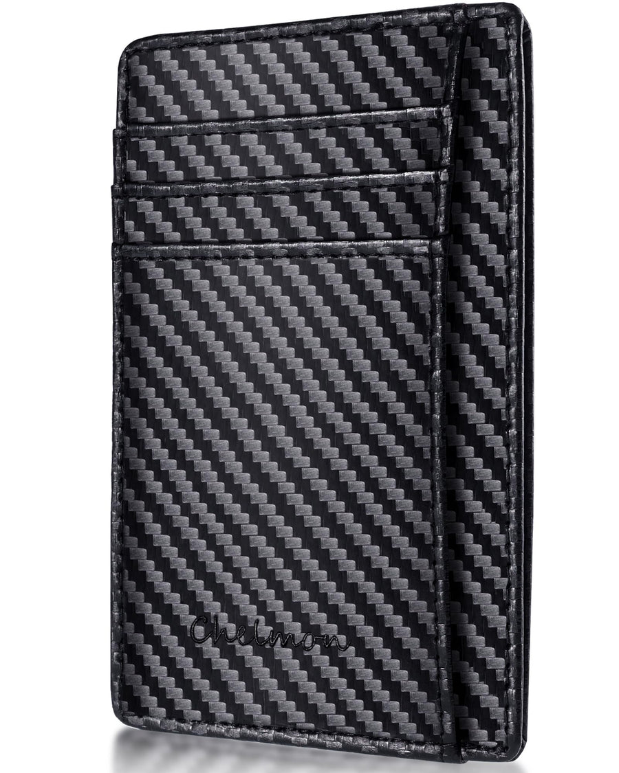 Slim Wallet for Men, Minimalist Front Pocket RFID Blocking Credit Card Holder