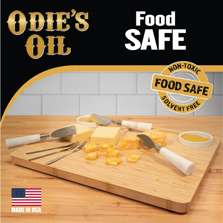 Odie&#39;s Oil • Universal Finish for Wood • Leather • Plastic • Vinyl • Metal and More • 9 Ounce Glass Jar • Food Safe and Solvent Free Non Toxic Finish …