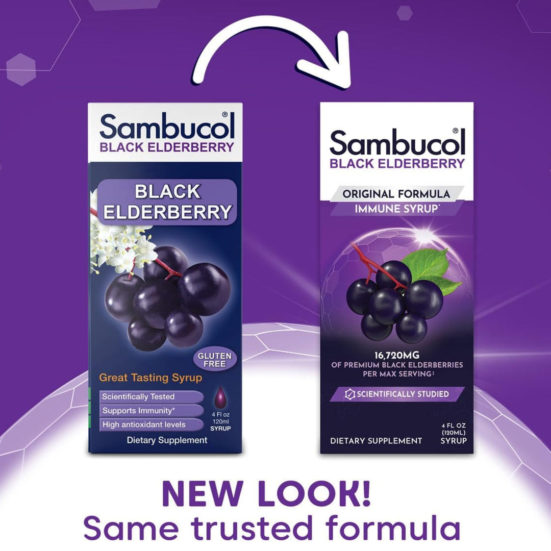 Sambucol Black Elderberry Syrup - Sambucus Elderberry S