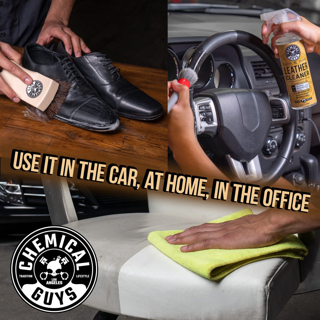 ChemicalGuys SPI10916 Leather Cleaner and Conditioner Complete Leather Care Kit (473.2 ml)