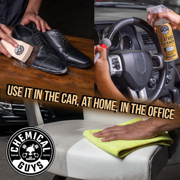 ChemicalGuys SPI10916 Leather Cleaner and Conditioner Complete Leather Care Kit (473.2 ml)