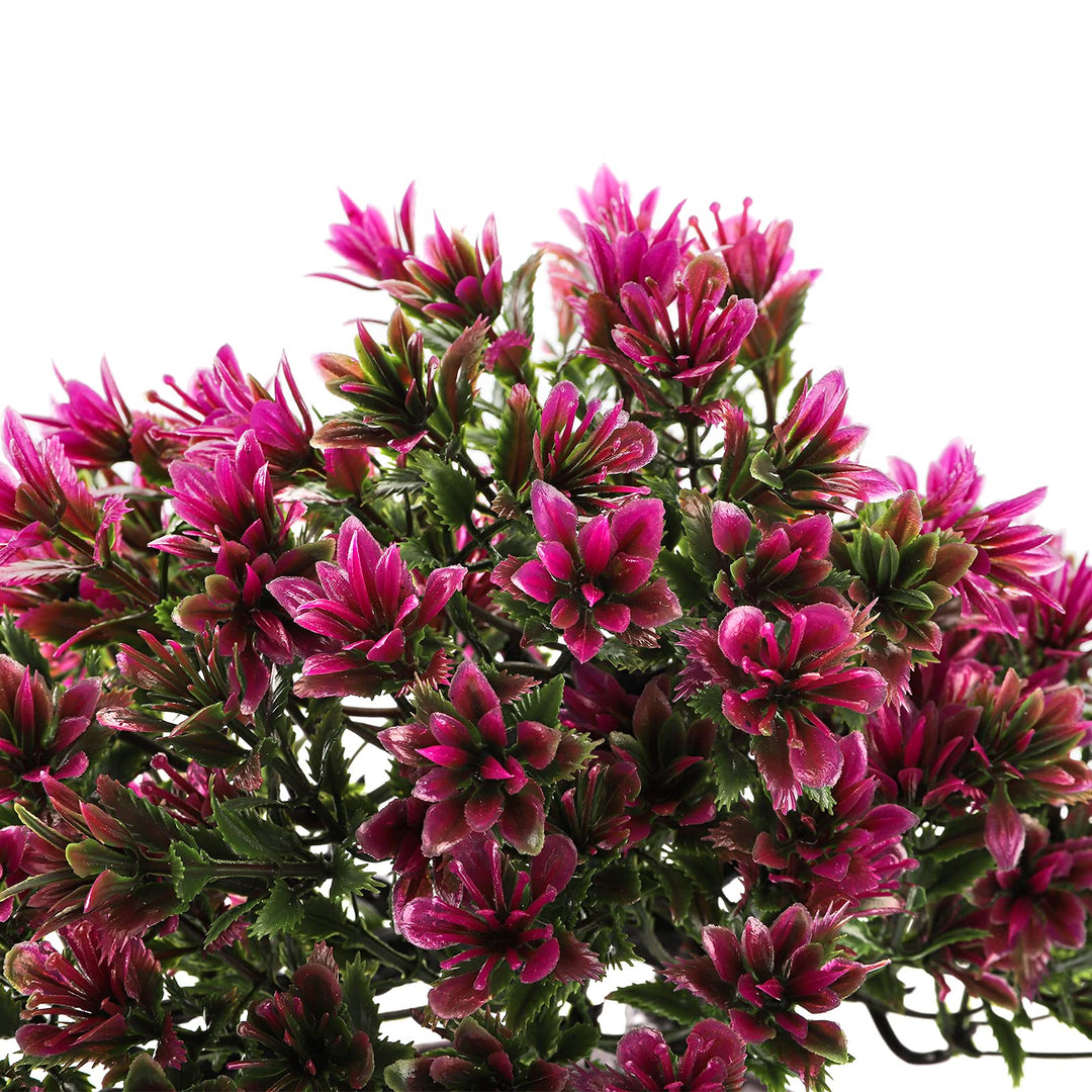 2 Pack Artificial Bonsai Tree, Small Fake Plants Decor, Indoor Faux Potted Plant for Living Room Home Table Bathroom Bedroom Office Shelf Farmhouse Decorations, 9.5 Height