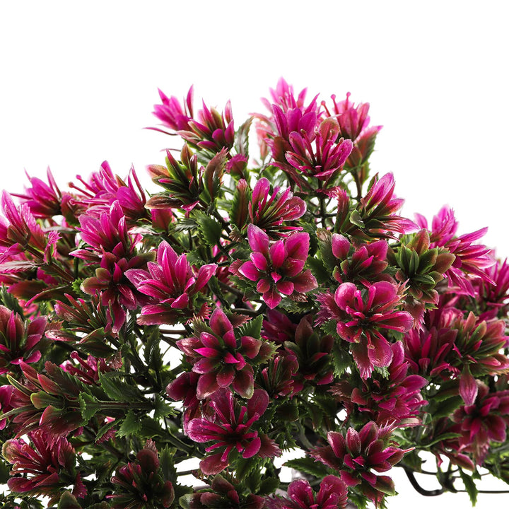 2 Pack Artificial Bonsai Tree, Small Fake Plants Decor, Indoor Faux Potted Plant for Living Room Home Table Bathroom Bedroom Office Shelf Farmhouse Decorations, 9.5 Height