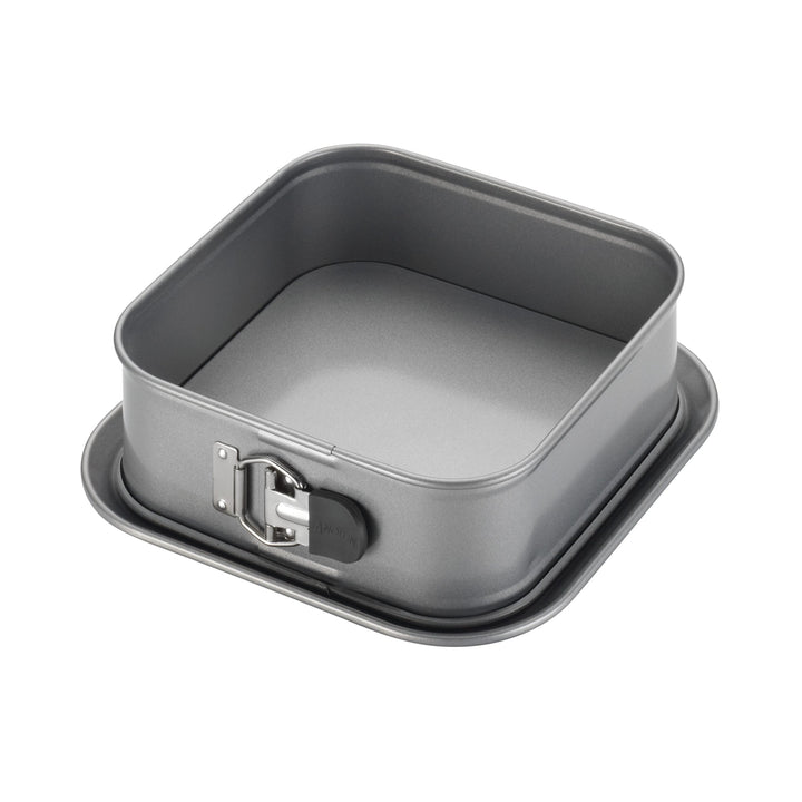 Advanced Nonstick Springform Baking Pan / Nonstick Springform Cake Pan, Square - 9 Inch, Gray