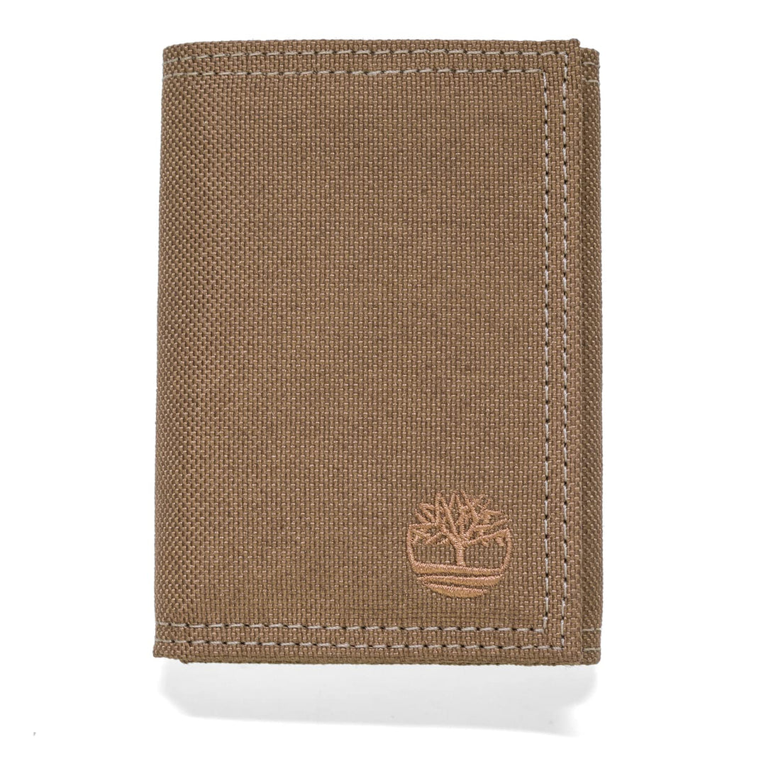 Men&#39;s Trifold Nylon Wallet, Khaki, One Size
