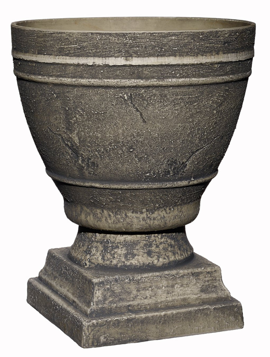 Spartan Urn, Ivory Ash, 14.75 Height X 12 Diameter, Medium