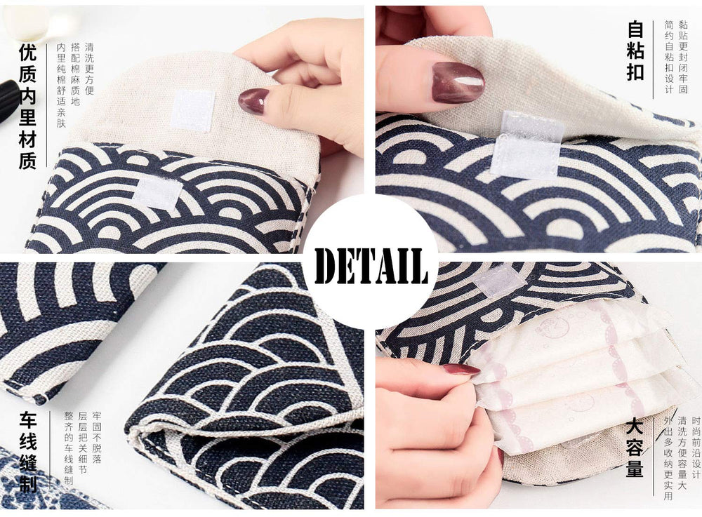 Hunger Sanitary Napkins Bag Menstrual Cup Pouch Nursing