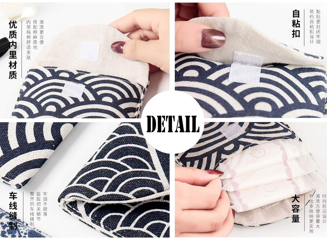 Hunger Sanitary Napkins Bag Menstrual Cup Pouch Nursing