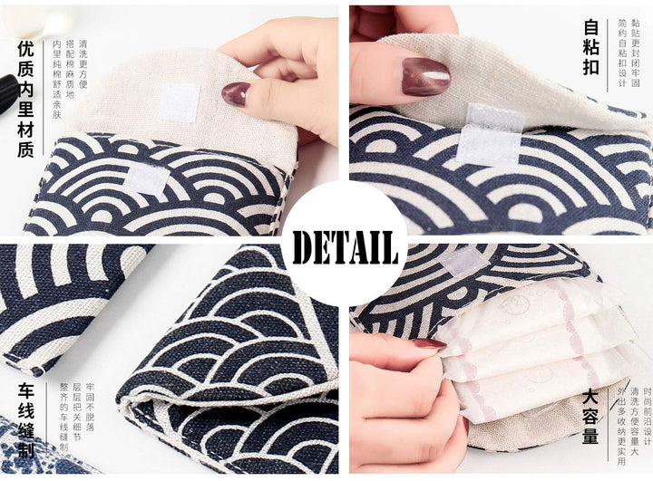 Hunger Sanitary Napkins Bag Menstrual Cup Pouch Nursing