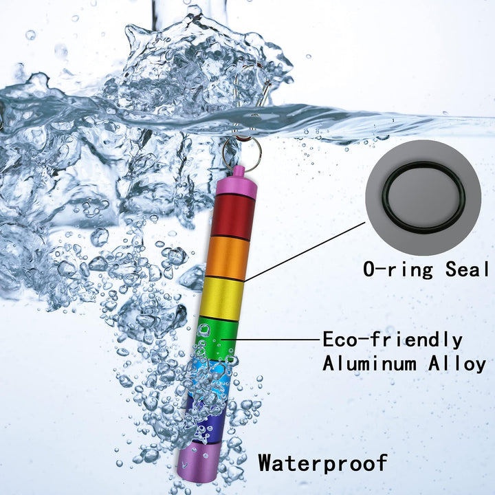 Portable Waterproof Metal Bottle, 7 Days Daily Pill Org