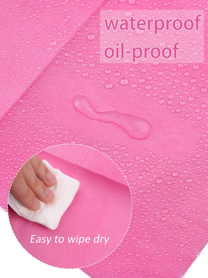 30 Pcs Disposable Massage Table Sheets, EBANKU Waterproof Massage SPA Bed Cover Sheets 31.5 X 71 Non Woven Fabric Breathable Bed Cover for Tattoo Chair Salon Hotel Lash Bed(Pink)
