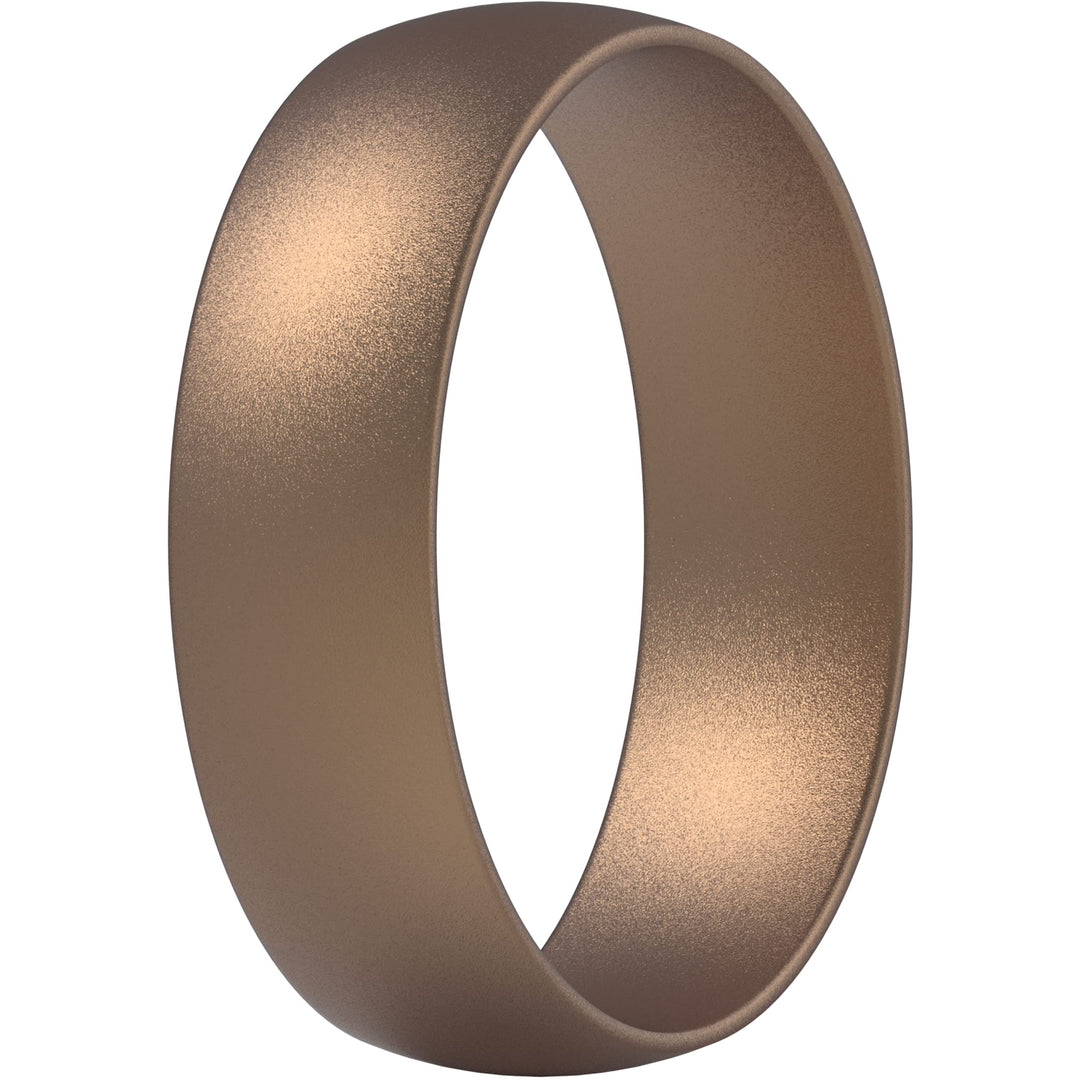 Unisex Silicone Wedding Rings, Rubber Engagement Bands 6mm Wide 1.65mm Thick - 1/2/3/4/5/6/7 Variety Multipack (Pack T - Size 5.5-6 (16.50mm))