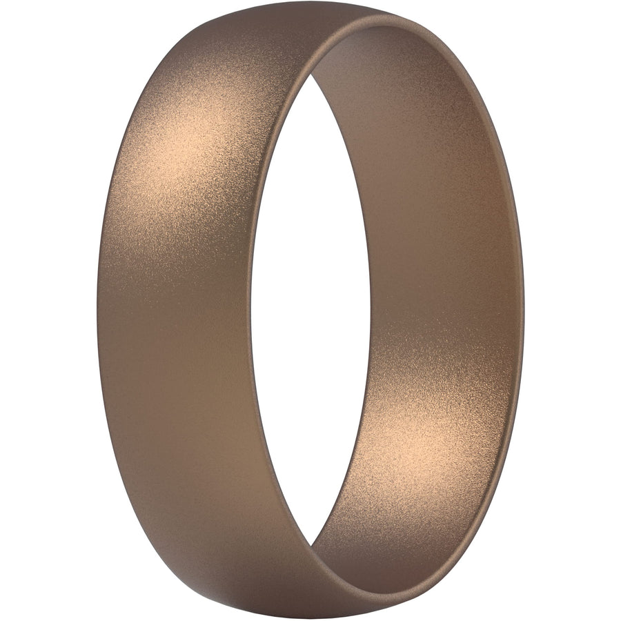 Unisex Silicone Wedding Rings, Rubber Engagement Bands 6mm Wide 1.65mm Thick - 1/2/3/4/5/6/7 Variety Multipack (Pack T - Size 5.5-6 (16.50mm))