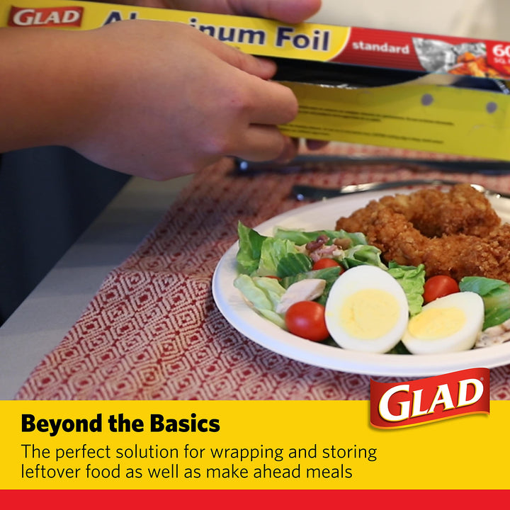 Glad Aluminum Foil, 60 Square Feet | Aluminum Foil For 