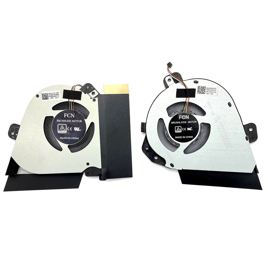 New Genuine CPU+GPU Cooling Fan Replacement for Asus ROG Zephyrus G15 GA502 GA502II GA502IU GA502IV, GA502D GA502DU, P/N: 13NR0210AM901,13NR0210T01111, 5V Fan