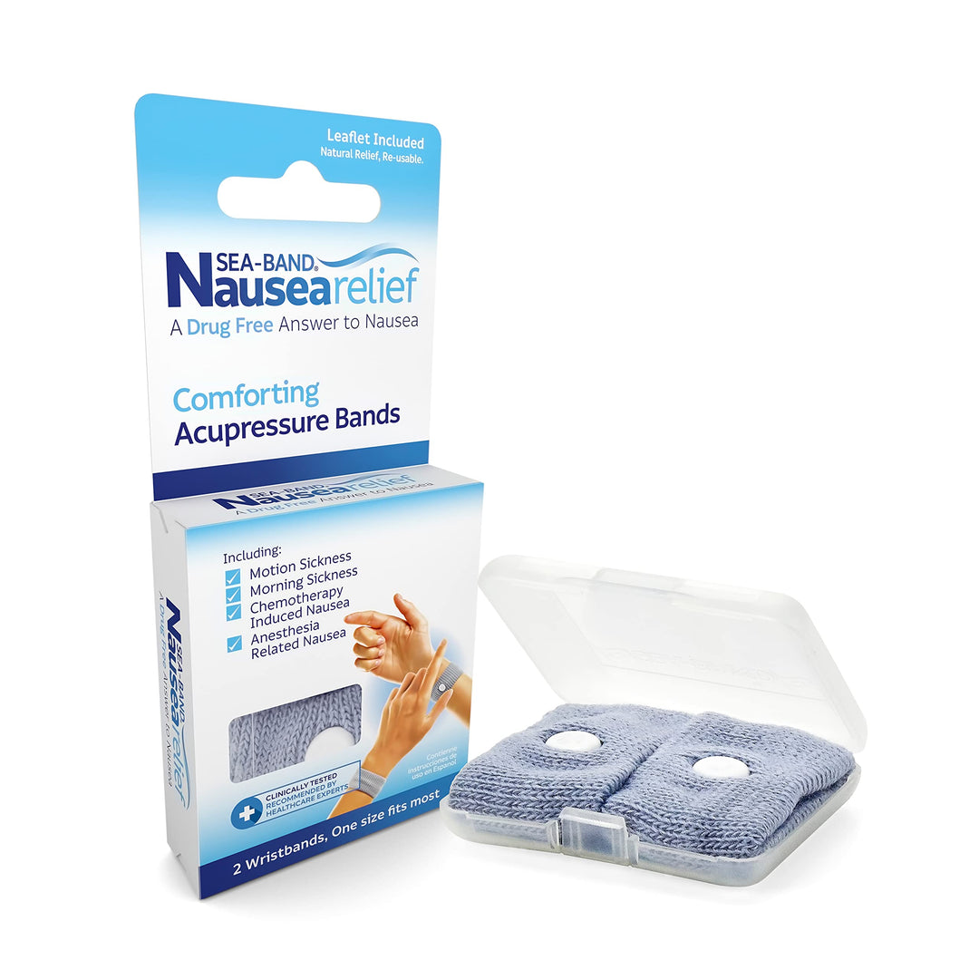 Sea-Band Anti-Nausea Acupressure Wristband for Motion &