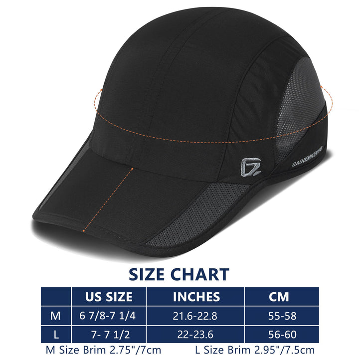 GADIEMKENSD Outdoor Running Hat Men&#39;s Cooling U