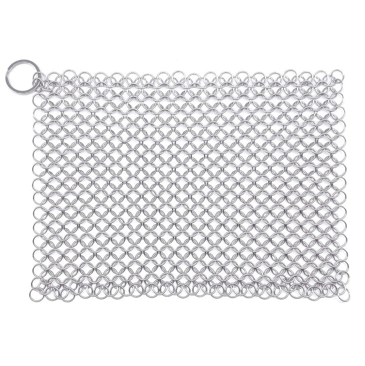 WFRX Stainless Steel Cast Iron Cleaner,8x6 Large Chainm