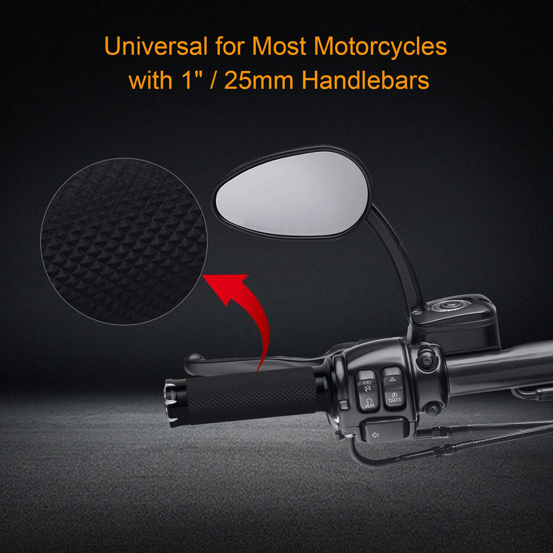 Handlebar Hand Grips Motorcycle Throttle Grip for 1 / 25mm Handle Bars Universal Compatible with Harley Dyna Sportster 883 1200 Road Electra Glide Softail Touring