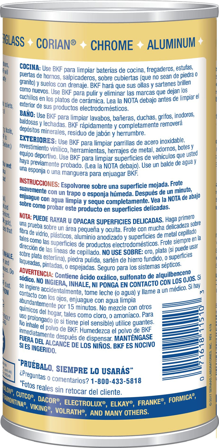Bar Keepers Friend Powder Cleanser 12 Oz - Multipurpose