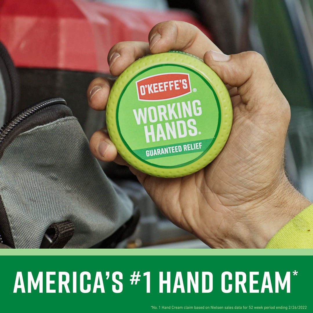 O&#39;Keeffe&#39;s Working Hands Hand Cream; For Extremely Dry; Cracked Hands; 6.8 oz Jar (Value Size; Pack of 1)