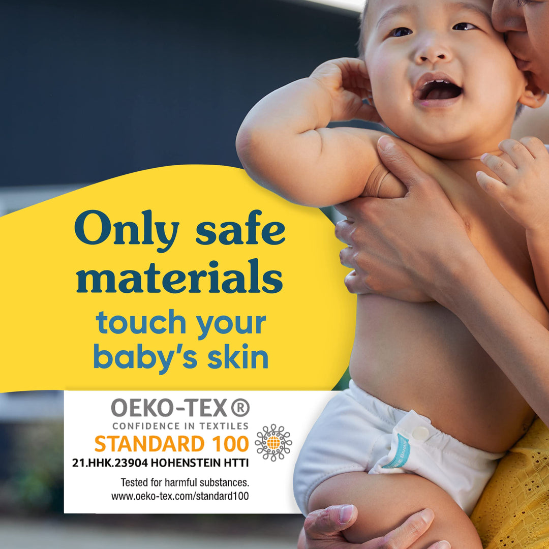 Charlie Banana Baby Easy Snaps Reusable and Washable Swim Diaper for Boys or Girls, Gone Safari, Large (Pack of 1)