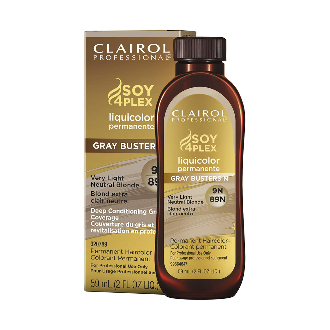 Permanent Liquicolor for Hair, 9n Lightest Neutral Blonde, 2 oz.