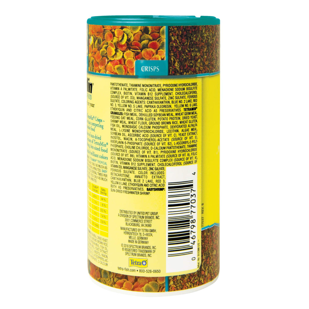 Min Crisps Select-A-Food 2.4 Ounces, Fish Food, Variety Pack (77037)