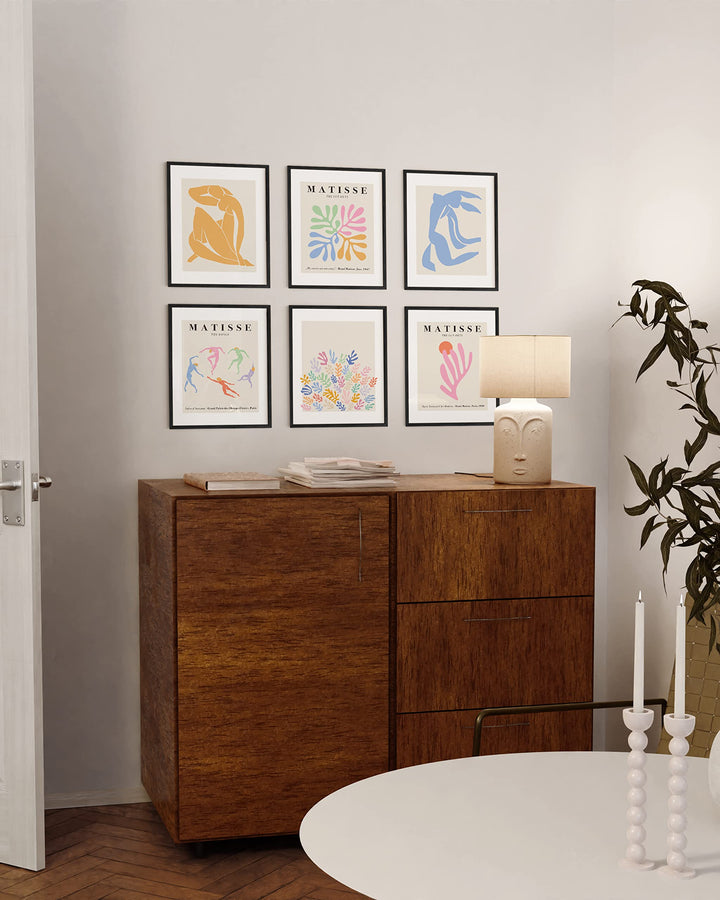 Matisse Poster Pack, Matisse Wall Art, Matisse Poster Set, Poster Sets for Room Aesthetic, Minimalist Wall Prints, Danish Pastel Room Decor Aesthetic, Matisse Poster (Unframed, 8x10)